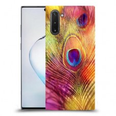 נוצת טווס כיסוי מגן קשיח מעוצב ל Samsung Galaxy Note10 יחידה אחת סקרין מובייל