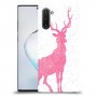 צבי ורוד כיסוי מגן קשיח מעוצב ל Samsung Galaxy Note10 יחידה אחת סקרין מובייל