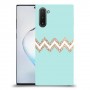 פסים בירוק כיסוי מגן קשיח מעוצב ל Samsung Galaxy Note10 יחידה אחת סקרין מובייל