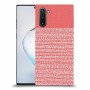נקודות לבנות בורוד כיסוי מגן קשיח מעוצב ל Samsung Galaxy Note10 יחידה אחת סקרין מובייל
