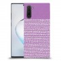 נקודות לבנות בסגול כיסוי מגן קשיח מעוצב ל Samsung Galaxy Note10 יחידה אחת סקרין מובייל