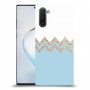 לבן כחול כיסוי מגן קשיח מעוצב ל Samsung Galaxy Note10 יחידה אחת סקרין מובייל