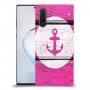 עוגן ורוד מעץ כיסוי מגן קשיח מעוצב ל Samsung Galaxy Note10 יחידה אחת סקרין מובייל