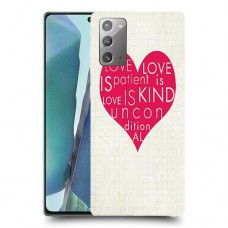 אהבה היא אדיבה כיסוי מגן קשיח מעוצב ל Samsung Galaxy Note20 5G יחידה אחת סקרין מובייל
