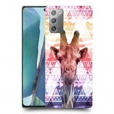 ג'ירפה נחמד כיסוי מגן קשיח מעוצב ל Samsung Galaxy Note20 5G יחידה אחת סקרין מובייל