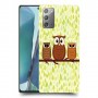 משפחת ינשוף כיסוי מגן קשיח מעוצב ל Samsung Galaxy Note20 5G יחידה אחת סקרין מובייל