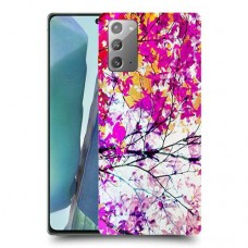 סתיו סגול כיסוי מגן קשיח מעוצב ל Samsung Galaxy Note20 5G יחידה אחת סקרין מובייל