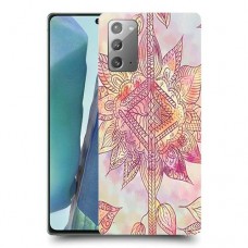 חמניות מוזרה סגולה כיסוי מגן קשיח מעוצב ל Samsung Galaxy Note20 5G יחידה אחת סקרין מובייל