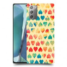 לבבות קשת כיסוי מגן קשיח מעוצב ל Samsung Galaxy Note20 5G יחידה אחת סקרין מובייל