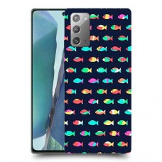 קשת בדגים כיסוי מגן קשיח מעוצב ל Samsung Galaxy Note20 5G יחידה אחת סקרין מובייל