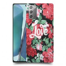 רוז אהבה כיסוי מגן קשיח מעוצב ל Samsung Galaxy Note20 5G יחידה אחת סקרין מובייל