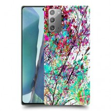 באביב בסגול כיסוי מגן קשיח מעוצב ל Samsung Galaxy Note20 5G יחידה אחת סקרין מובייל