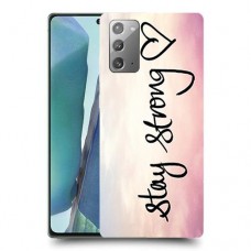 הישאר חזק כיסוי מגן קשיח מעוצב ל Samsung Galaxy Note20 5G יחידה אחת סקרין מובייל