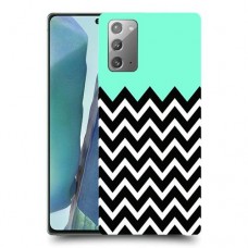 פסים במנטה כיסוי מגן קשיח מעוצב ל Samsung Galaxy Note20 5G יחידה אחת סקרין מובייל