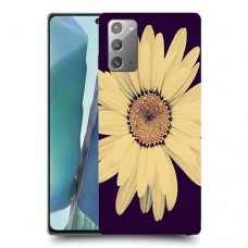 חמניות בשחור כיסוי מגן קשיח מעוצב ל Samsung Galaxy Note20 5G יחידה אחת סקרין מובייל