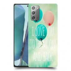 עד הירח ובחזרה כיסוי מגן קשיח מעוצב ל Samsung Galaxy Note20 5G יחידה אחת סקרין מובייל