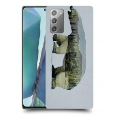 דוב לבן כיסוי מגן קשיח מעוצב ל Samsung Galaxy Note20 5G יחידה אחת סקרין מובייל