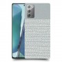 נקודות לבנות אפור כיסוי מגן קשיח מעוצב ל Samsung Galaxy Note20 5G יחידה אחת סקרין מובייל