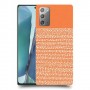 נקודות לבנות בכתום כיסוי מגן קשיח מעוצב ל Samsung Galaxy Note20 5G יחידה אחת סקרין מובייל