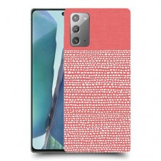 נקודות לבנות בורוד כיסוי מגן קשיח מעוצב ל Samsung Galaxy Note20 5G יחידה אחת סקרין מובייל