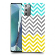 שורות צהובות-ירוקות כיסוי מגן קשיח מעוצב ל Samsung Galaxy Note20 5G יחידה אחת סקרין מובייל