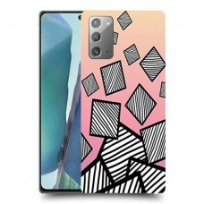 זאברה ריבועים כיסוי מגן קשיח מעוצב ל Samsung Galaxy Note20 5G יחידה אחת סקרין מובייל