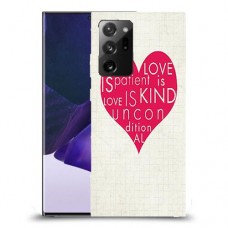 אהבה היא אדיבה כיסוי מגן קשיח מעוצב ל Samsung Galaxy Note20 Ultra 5G יחידה אחת סקרין מובייל