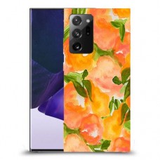 אפרסקים כתומים כיסוי מגן קשיח מעוצב ל Samsung Galaxy Note20 Ultra 5G יחידה אחת סקרין מובייל
