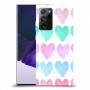 לבבות פסטל כיסוי מגן קשיח מעוצב ל Samsung Galaxy Note20 Ultra 5G יחידה אחת סקרין מובייל