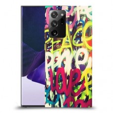 אהבת שלום כיסוי מגן קשיח מעוצב ל Samsung Galaxy Note20 Ultra 5G יחידה אחת סקרין מובייל