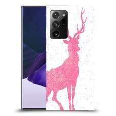 צבי ורוד כיסוי מגן קשיח מעוצב ל Samsung Galaxy Note20 Ultra 5G יחידה אחת סקרין מובייל
