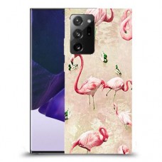 פלמינגו ורוד כיסוי מגן קשיח מעוצב ל Samsung Galaxy Note20 Ultra 5G יחידה אחת סקרין מובייל