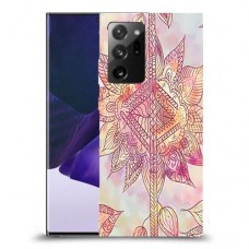 חמניות מוזרה סגולה כיסוי מגן קשיח מעוצב ל Samsung Galaxy Note20 Ultra 5G יחידה אחת סקרין מובייל