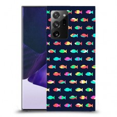 קשת בדגים כיסוי מגן קשיח מעוצב ל Samsung Galaxy Note20 Ultra 5G יחידה אחת סקרין מובייל
