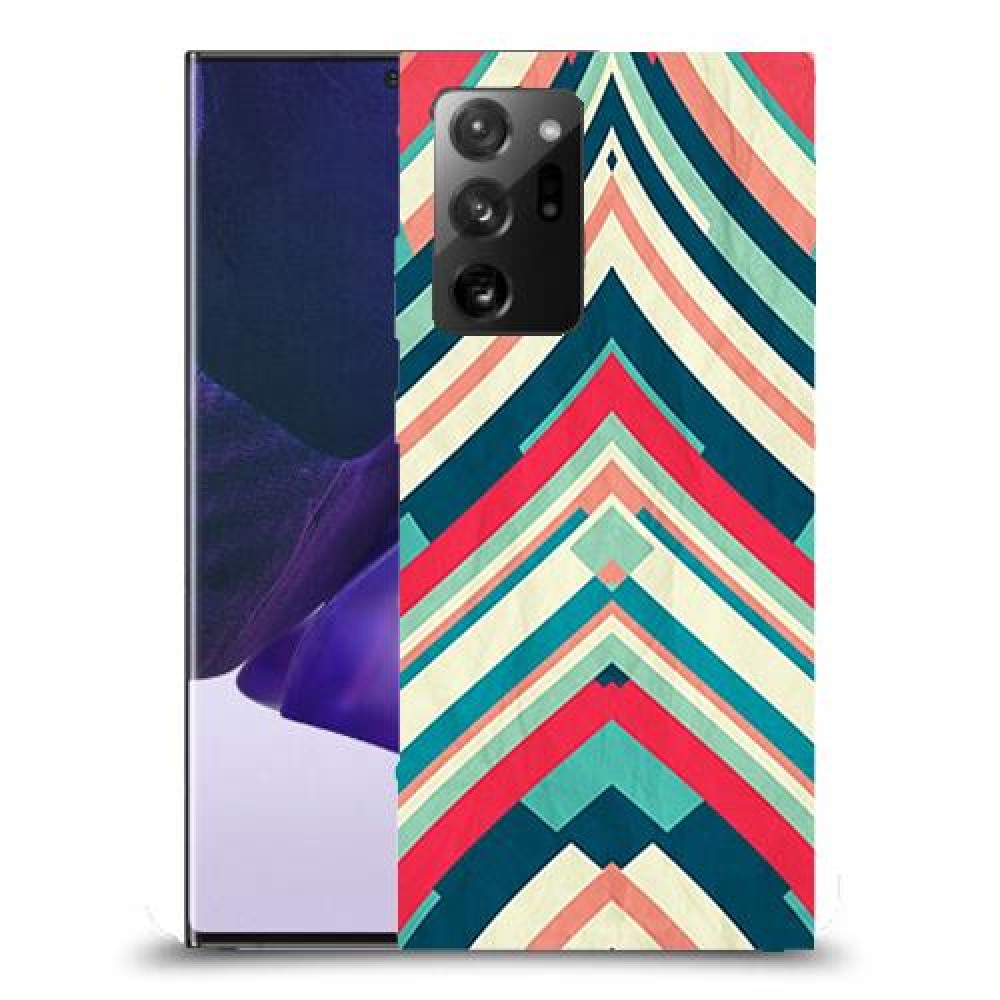 פסים בצבע כיסוי מגן קשיח מעוצב ל Samsung Galaxy Note20 Ultra 5G יחידה אחת סקרין מובייל