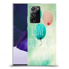 עד הירח ובחזרה כיסוי מגן קשיח מעוצב ל Samsung Galaxy Note20 Ultra 5G יחידה אחת סקרין מובייל