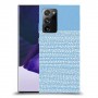 נקודות לבנות בכחול כיסוי מגן קשיח מעוצב ל Samsung Galaxy Note20 Ultra 5G יחידה אחת סקרין מובייל