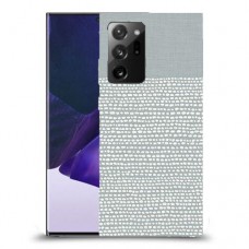 נקודות לבנות אפור כיסוי מגן קשיח מעוצב ל Samsung Galaxy Note20 Ultra 5G יחידה אחת סקרין מובייל