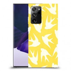 צהוב ציפור החיים כיסוי מגן קשיח מעוצב ל Samsung Galaxy Note20 Ultra 5G יחידה אחת סקרין מובייל