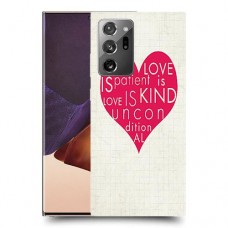 אהבה היא אדיבה כיסוי מגן קשיח מעוצב ל Samsung Galaxy Note20 Ultra יחידה אחת סקרין מובייל