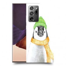 פינגווין בקור כיסוי מגן קשיח מעוצב ל Samsung Galaxy Note20 Ultra יחידה אחת סקרין מובייל