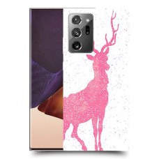 צבי ורוד כיסוי מגן קשיח מעוצב ל Samsung Galaxy Note20 Ultra יחידה אחת סקרין מובייל