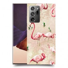פלמינגו ורוד כיסוי מגן קשיח מעוצב ל Samsung Galaxy Note20 Ultra יחידה אחת סקרין מובייל
