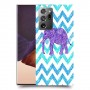 אלפנט סגול כיסוי מגן קשיח מעוצב ל Samsung Galaxy Note20 Ultra יחידה אחת סקרין מובייל