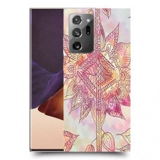 חמניות מוזרה סגולה כיסוי מגן קשיח מעוצב ל Samsung Galaxy Note20 Ultra יחידה אחת סקרין מובייל
