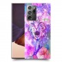 חתול מושלג כיסוי מגן קשיח מעוצב ל Samsung Galaxy Note20 Ultra יחידה אחת סקרין מובייל