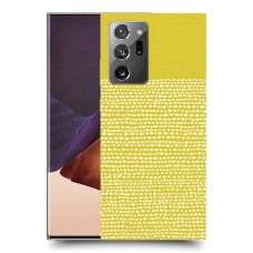 נקודות לבנות בצהוב כיסוי מגן קשיח מעוצב ל Samsung Galaxy Note20 Ultra יחידה אחת סקרין מובייל