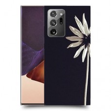 פרח לבן כיסוי מגן קשיח מעוצב ל Samsung Galaxy Note20 Ultra יחידה אחת סקרין מובייל