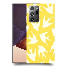 צהוב ציפור החיים כיסוי מגן קשיח מעוצב ל Samsung Galaxy Note20 Ultra יחידה אחת סקרין מובייל