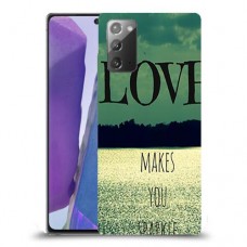 אהבה גורמת לך לנצנץ כיסוי מגן קשיח מעוצב ל Samsung Galaxy Note20 יחידה אחת סקרין מובייל